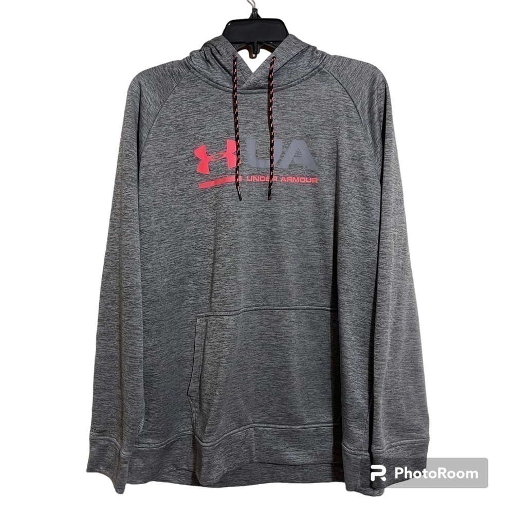 Under Armor Hoodie – Women’s Size: L / Pull Over / kangaroo pouch / Gray